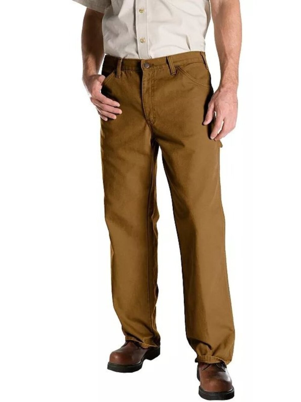 Dickies Carpenter Duck Pants 34/34 Straight Leg NWT Lightweight Canvas Cargo